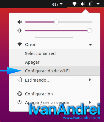 Ubuntu -Configuración Wi-Fi