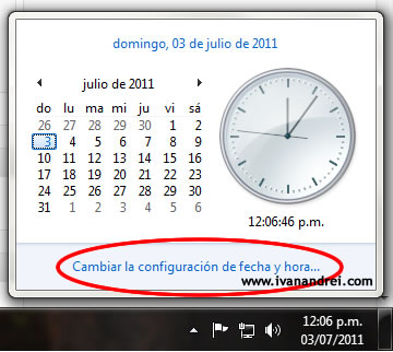 Windows 7 - Agregar más relojes en Windows 7