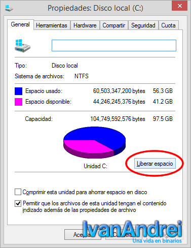Windows 8 - Liberar espacio