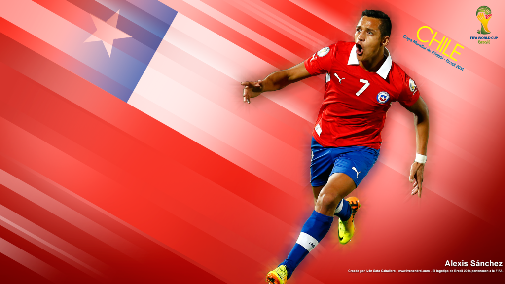 Wallpaper de la selección chilena de fútbol - Full HD