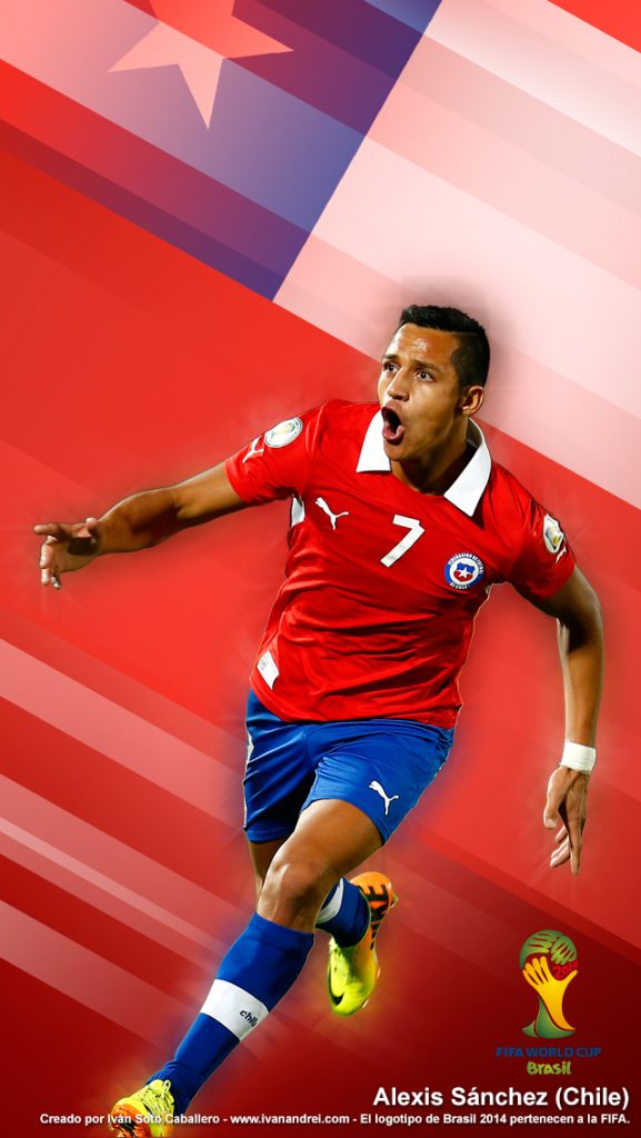 Wallpaper de la selección chilena de fútbol - iPhone 5