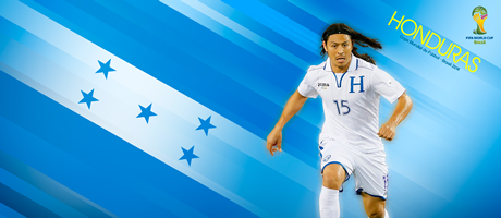 Wallpaper Copa Muncial de Futbol Brasil 2014 - Honduras - Roger Espinoza