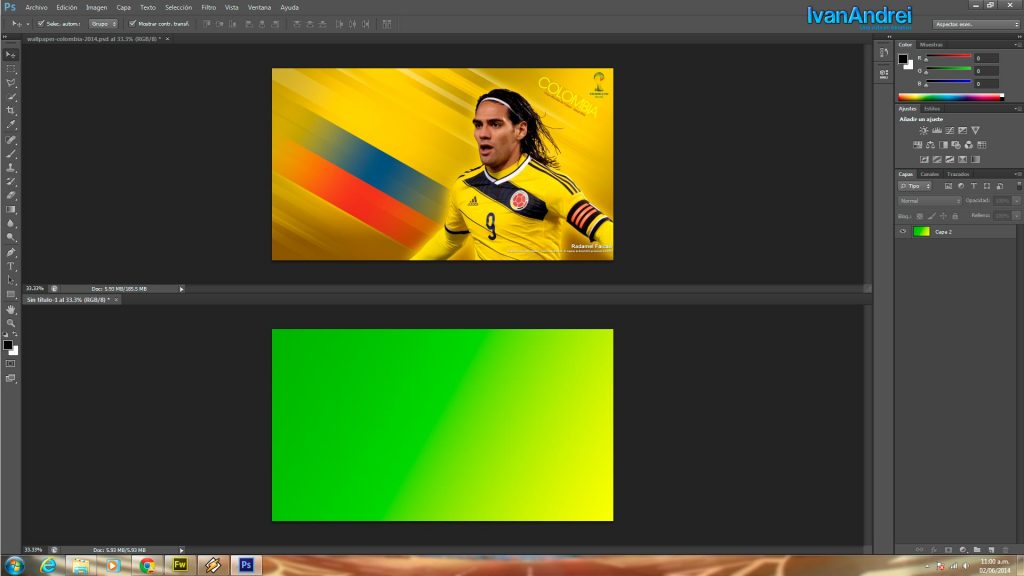 Copiar y pegar en el mismo lugar en Adobe Photoshop CS6