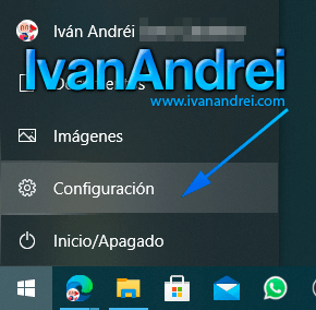 Windows 10 - Ir a configuración