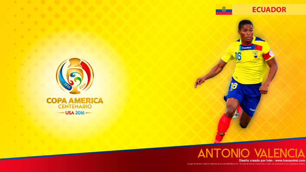 Copa América Centenario USA 2016 - Ecuador (Antonio Valencia - 1920x1080)