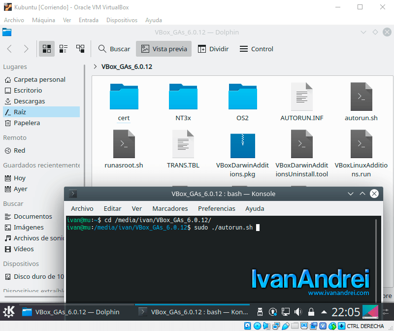 Instalar Guest Additions en Linux