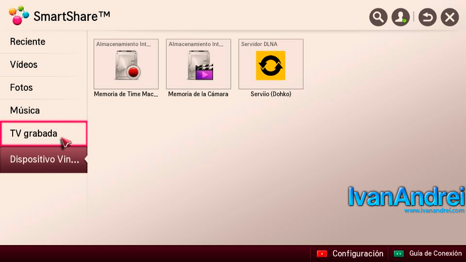 LG Smart TV - Smartshare