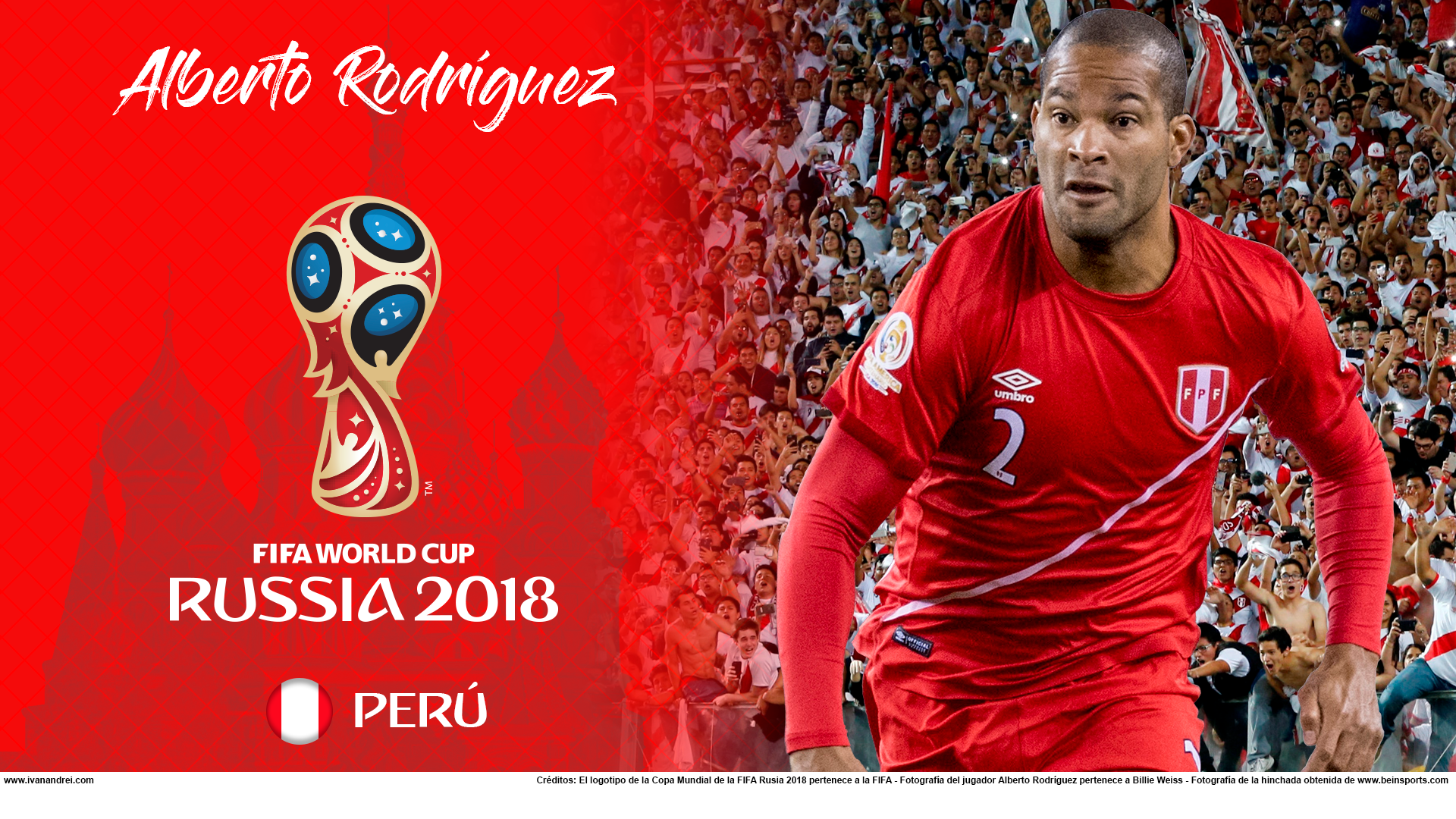 Wallpaper de Alberto Rodríguez de Perú para la Copa Mundial de la FIFA - Rusia 2018 - Edición para PC (1920x1080)