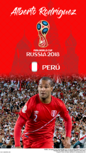Wallpaper de Alberto Rodríguez de Perú para la Copa Mundial de la FIFA - Rusia 2018 - Edición para teléfonos HD (720x1280)