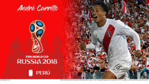 Wallpaper de André Carrillo de Perú para la Copa Mundial de la FIFA - Rusia 2018 - Edición para PC (1920x1080)