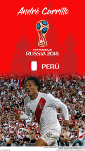 Wallpaper de André Carrillo de Perú para la Copa Mundial de la FIFA - Rusia 2018 - Edición para teléfonos HD (720x1280)