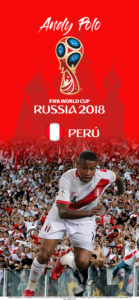 Wallpaper de Andy Polo de Perú para la Copa Mundial de la FIFA - Rusia 2018 - Edición para iPhone X (1125x2436)