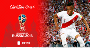 Wallpaper de Christian Cueva de Perú en la Copa Mundial de Rusia 2018 - Edición para Laptop (1366x768)