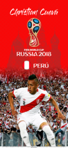 Wallpaper de Christian Cueva de Perú para la Copa Mundial de la FIFA - Rusia 2018 - Edición para iPhone X (1125x2436)