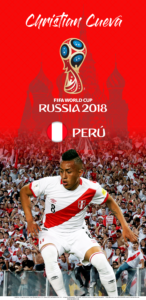 Wallpaper de Christian Cueva de Perú para la Copa Mundial de la FIFA - Rusia 2018 - Edición para Samsung S9 (1440x2960)