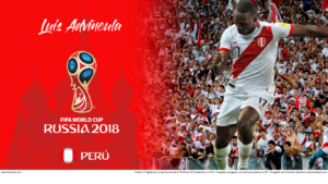 Wallpaper de Luis Advíncula de Perú en la Copa Mundial de Rusia 2018 - Edición para Laptop (1366x768)