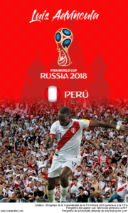 Wallpaper de Luis Advíncula de Perú para la Copa Mundial de la FIFA - Rusia 2018 - Edición para teléfonos con resolución 480x800