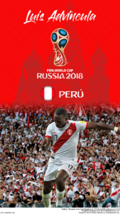 Wallpaper de Luis Advíncula de Perú para la Copa Mundial de la FIFA - Rusia 2018 - Edición para teléfonos HD (720x1280)