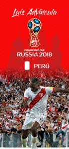 Wallpaper de Luis Advíncula de Perú para la Copa Mundial de la FIFA - Rusia 2018 - Edición para iPhone X (1125x2436)