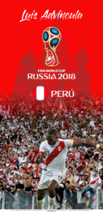 Wallpaper de Luis Advíncula de Perú para la Copa Mundial de la FIFA - Rusia 2018 - Edición para Samsung S9 (1440x2960)