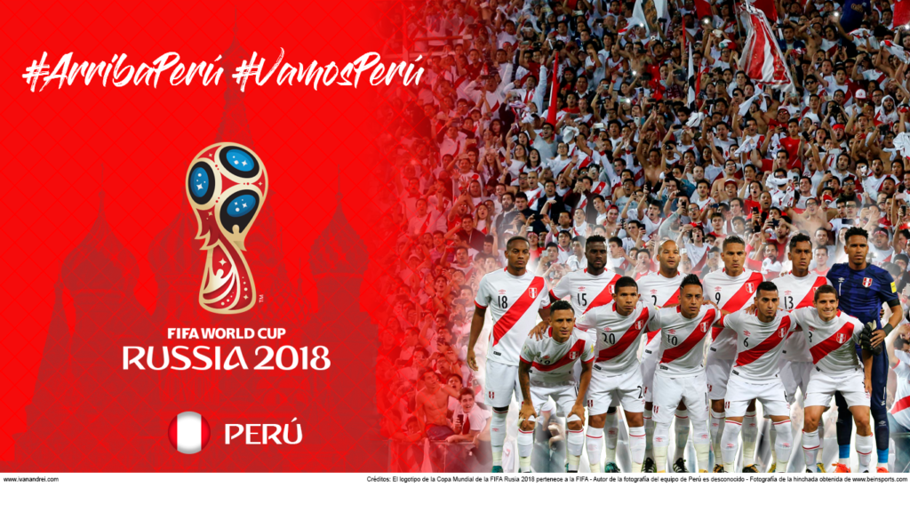 Wallpaper de la selección peruana para PC y móviles (Rusia 2018) - Iván