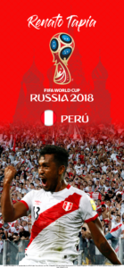 Wallpaper de Renato Tapia de Perú para la Copa Mundial de la FIFA - Rusia 2018 - Edición para iPhone X (1125x2436)