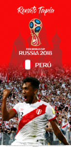 Wallpaper de Renato Tapia de Perú para la Copa Mundial de la FIFA - Rusia 2018 - Edición para Samsung S9 (1440x2960)