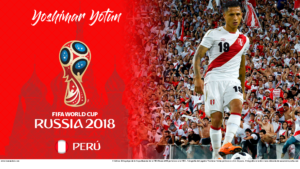 Wallpaper de Yoshimar Yotún de Perú para la Copa Mundial de la FIFA - Rusia 2018 - Edición para PC (1920x1080)