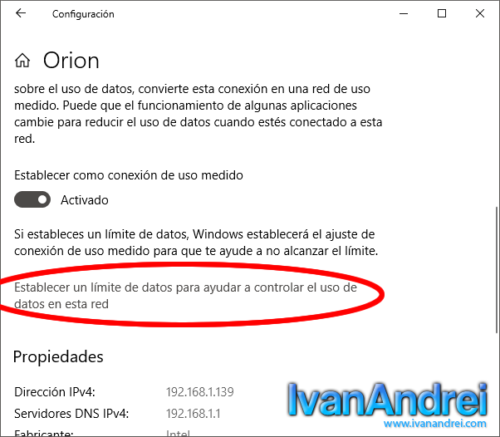 ¿Qué es la conexión de uso medido windows 10?