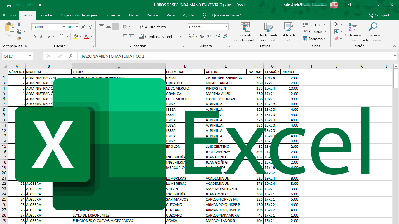 Como hacer media en excel