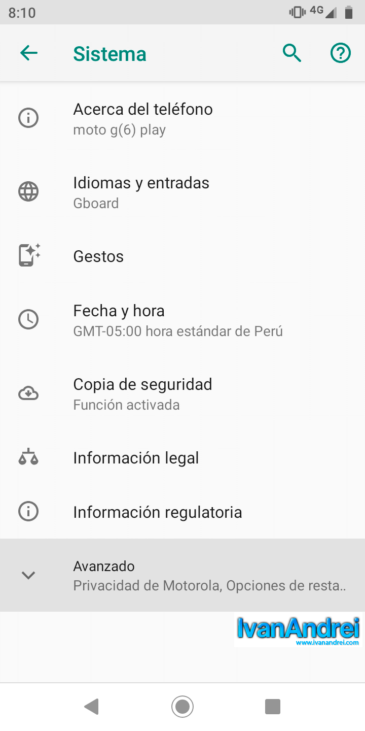 Android - Sistema avanzado