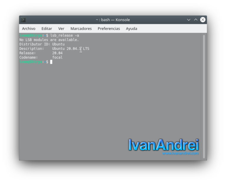 ¿Cómo saber la versión de Linux que tengo instalada? - Iván Andréi