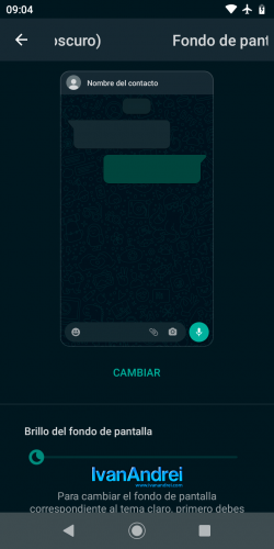 Fondo de pantalla mejorado en WhatsApp para Android