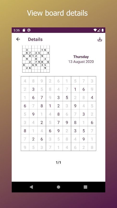 Resolver sudoku con tomar una foto desde un teléfono Android