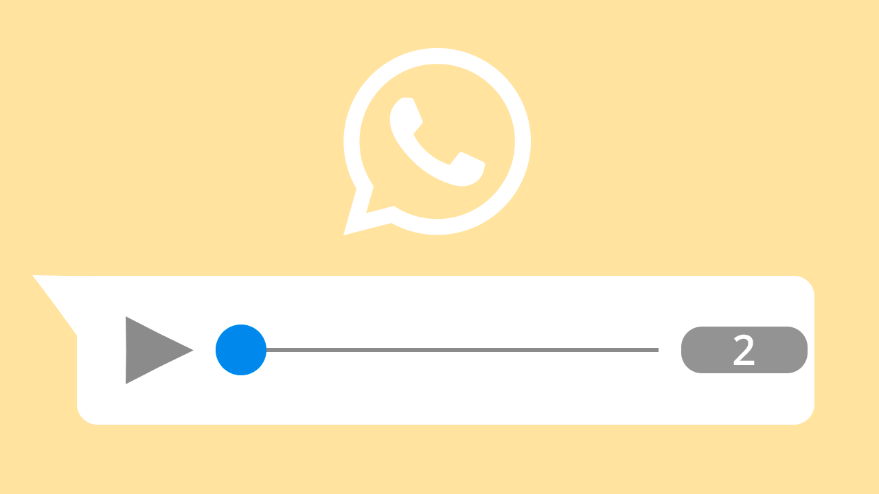 Velocidad de reproducción en audio de WhatsApp