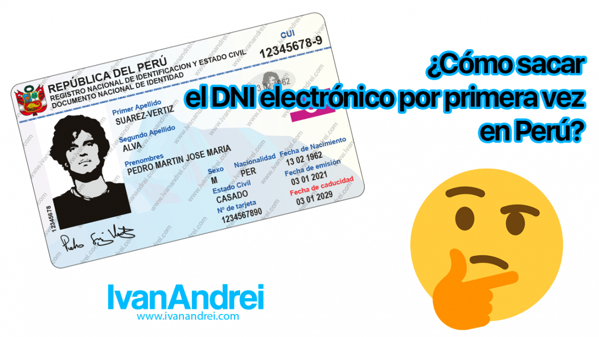 Cómo sacar el DNI electrónico por primera vez en Perú