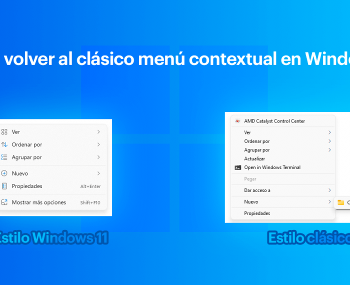 Cómo volver al clásico menú contextual en Windows 11