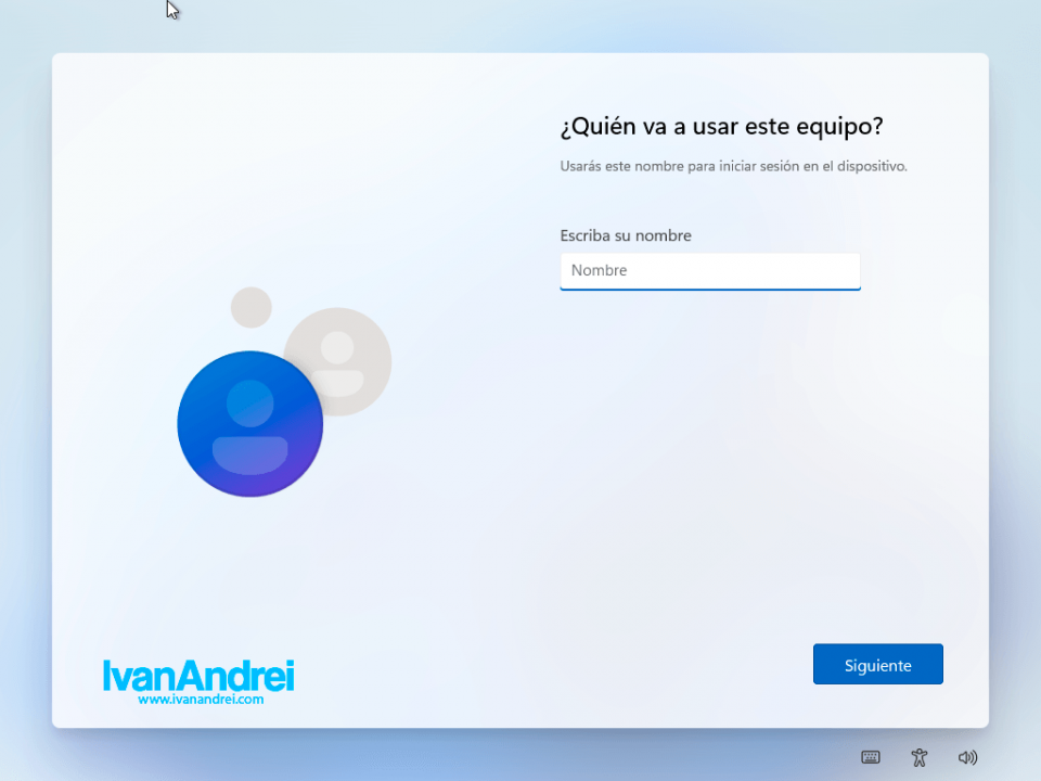 Windows 11 - Nombre de usuario