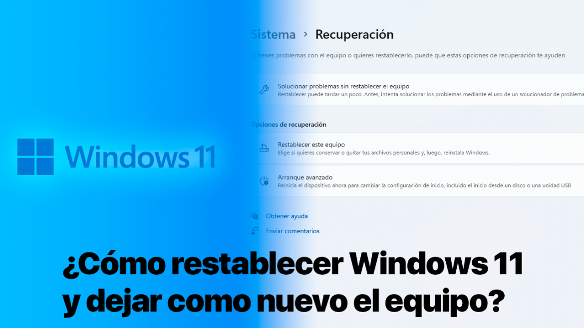 Restablecer Windows 11