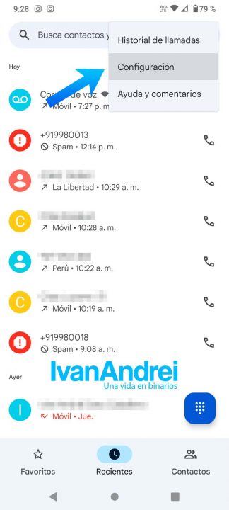 Android 11 - Configuración de llamadas