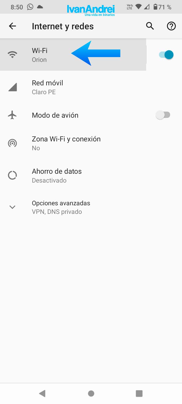 Android 11 - Wi-Fi