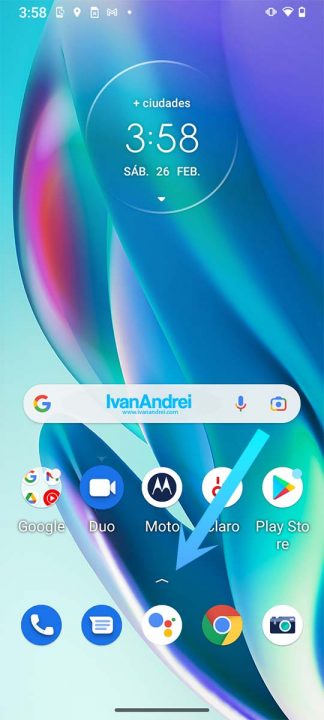 Motorola - Pantalla principal
